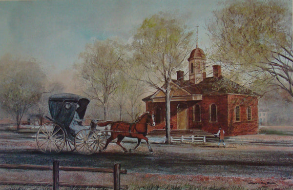 Williamsburg Courthouse - Limited Edition Print