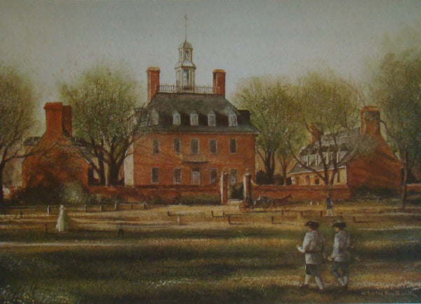 Williamsburg Governor's Palace - Limited Edition Print